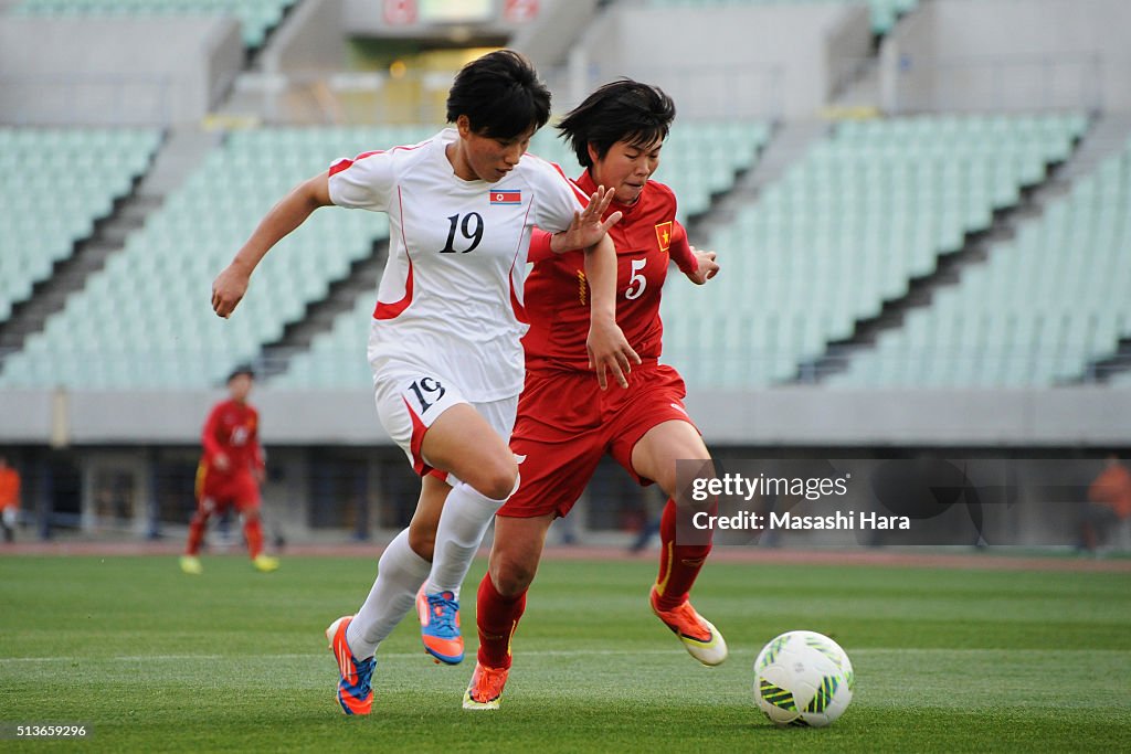 Vietnam v North Korea - AFC Women's Olympic Final Qualification Round
