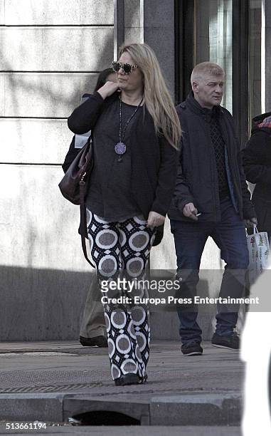 Isabel Sartorius is seen on March 3, 2016 in Madrid, Spain.