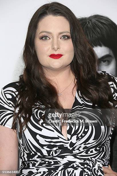 Actress Lauren Ash attends the premiere of Columbia Pictures and Village Roadshow Pictures' "The Brothers Grimsby" at the Regency Village Theatre on...