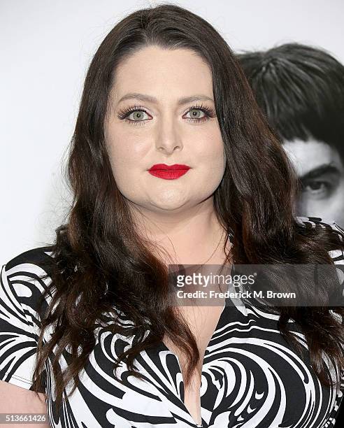 Actress Lauren Ash attends the premiere of Columbia Pictures and Village Roadshow Pictures' "The Brothers Grimsby" at the Regency Village Theatre on...