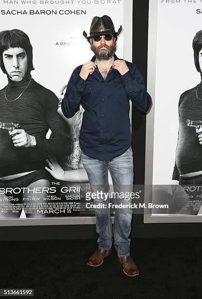 Wheeler Walker, Jr., attends the premiere of Columbia Pictures and Village Roadshow Pictures' "The Brothers Grimsby" at the Regency Village Theatre...
