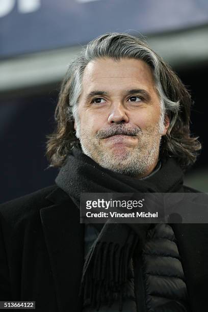President of Marseille Vincent Labrune during the French Cup game between US Granville V Olympique de Marseille at Stade Michel D'Ornano on March 3,...