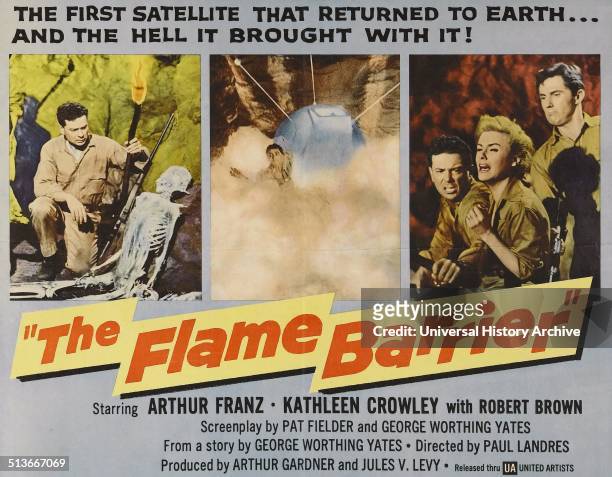 The Flame Barrier is a 1958 American Sci-fi film directed by Paul Landres and starring Arthur Franz and Kathleen Crowley. It tells the story of a...