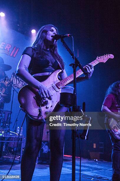 Bethany Cosentino of Best Coast performs at The Fonda Theatre on March 3, 2016 in Los Angeles, California.