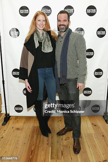 Alise Shoemaker and Christopher Lattner attend 2nd Time Around Presents: Pardon Our French at 2nd Time Around on March 3, 2016 in New York City.