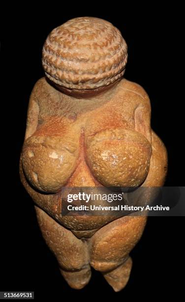 The Venus of Willendorf , one of the early female figurines. Small female figurines are found across Europe from France to Russia about 28,000-20,000...