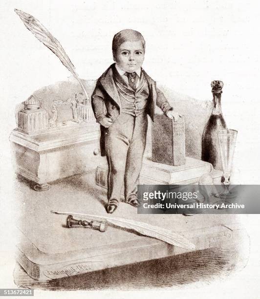 General Tom Thumb was the stage name of Charles Sherwood Stratton who achieved great fame as a midget performer under circus pioneer P.T. Barnum.