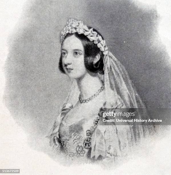 Queen Victoria Wedding Dress Photos and Premium High Res Pictures
