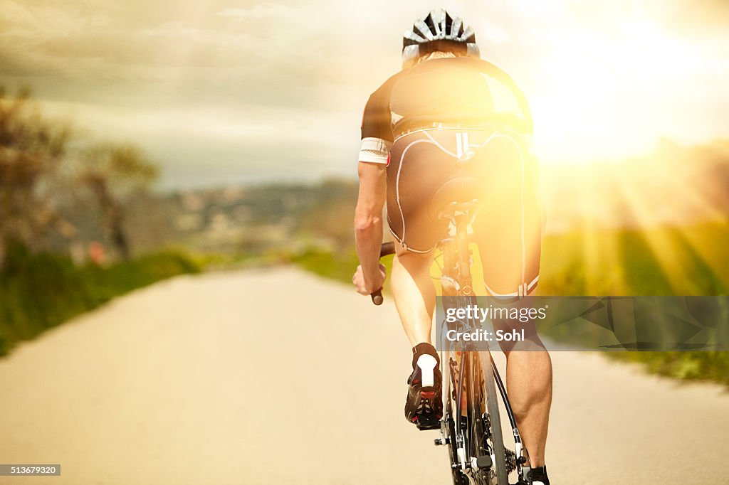 One man and his bicycle