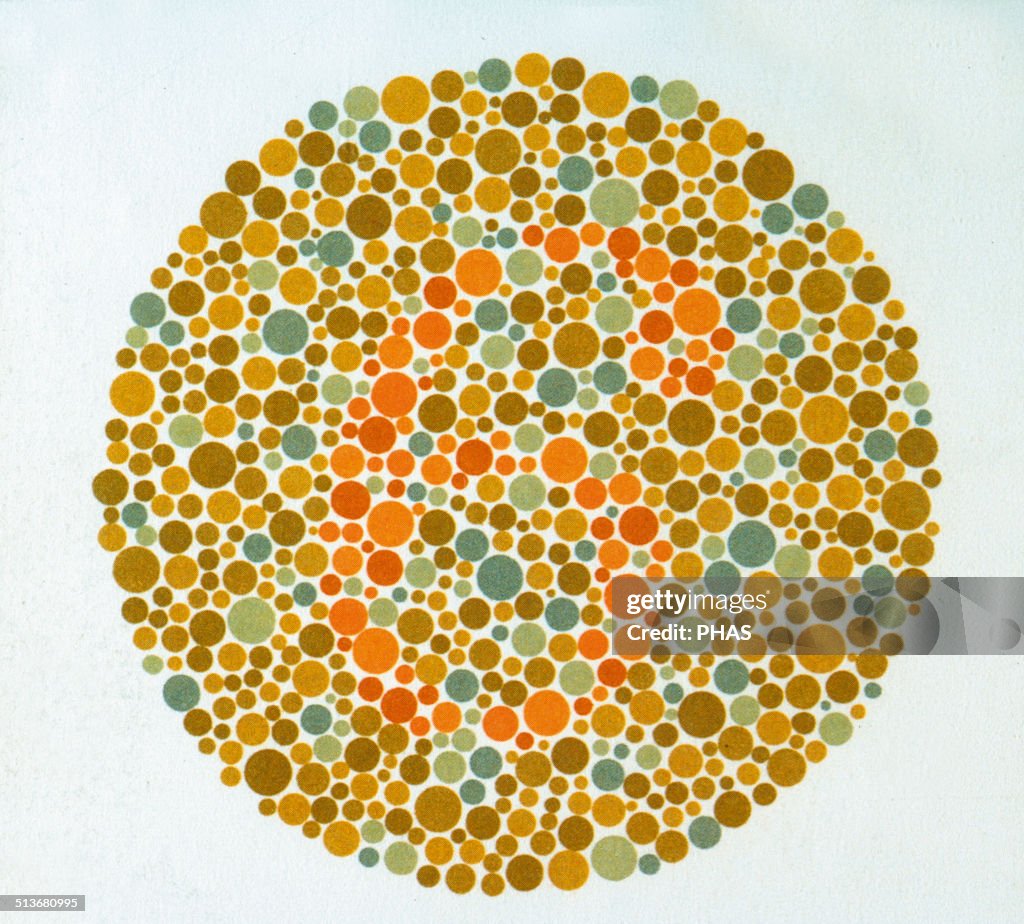 The Ishihara Color Test.