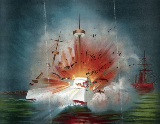 CUB: 15th February 1898 - The USS Maine Explodes In Cuba's Havana Harbor