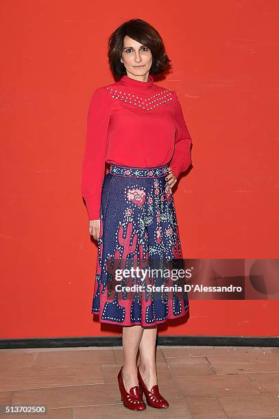 Lorenza Indovina attends 'Forever Young' Photocall on March 4, 2016 in Milan, Italy.