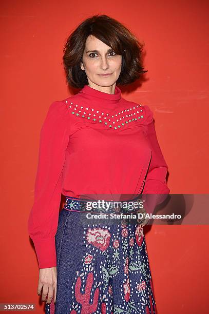 Lorenza Indovina attends 'Forever Young' Photocall on March 4, 2016 in Milan, Italy.