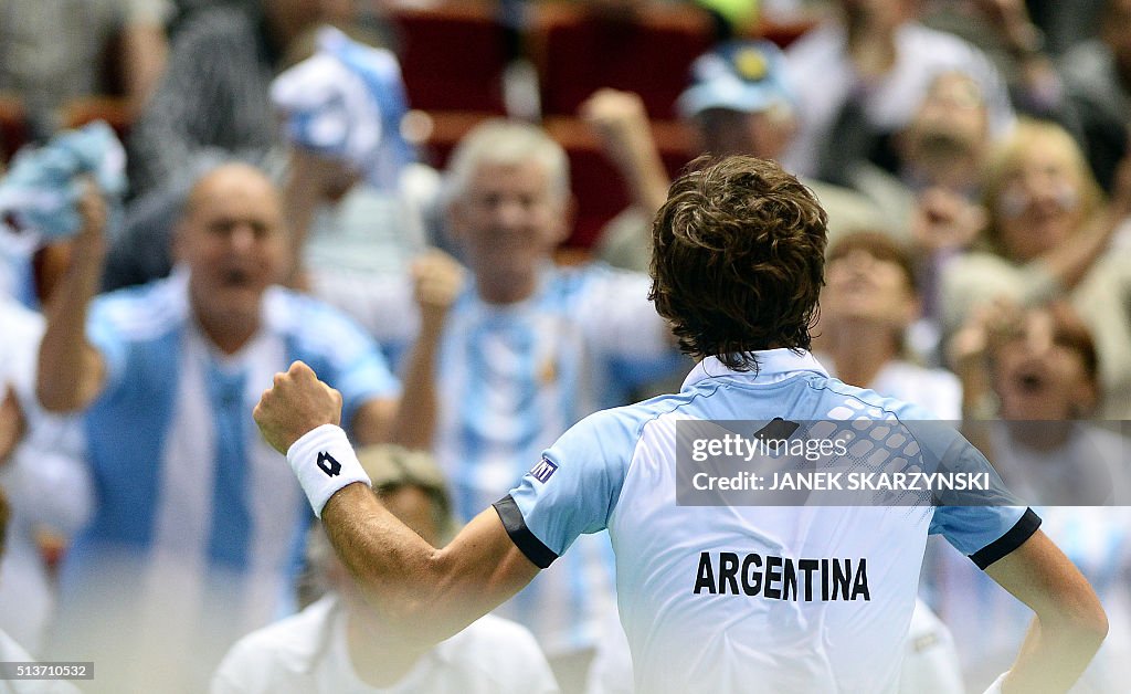 TENNIS-DAVIS-CUP-POLAND-ARGENTINA