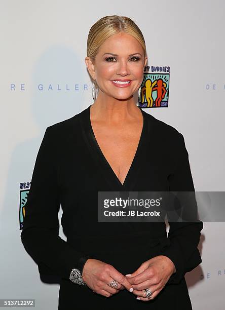 Nancy O'Dell attends Best Buddies 'The Art of Friendship' Benefit Photo Auction, hosted by De Re Gallery, on March 3, 2016 in West Hollywood,...