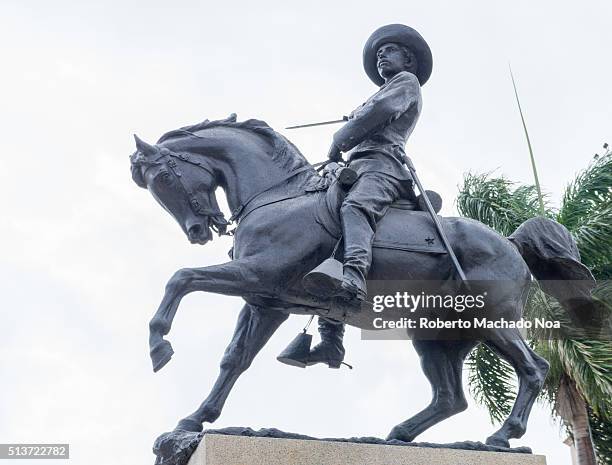 Ignacio Agramonte y Loynaz statue or sculpture in the plaza bearing his name. Agramonte was a Cuban revolutionary, who played an important part in...