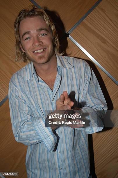 April 2003 - ? X102 - BRODIE YOUNG arriving at the Imax cinema for a media preview of the movie "Pulse a Stomp Odyssey". Melbourne, Victoria,...