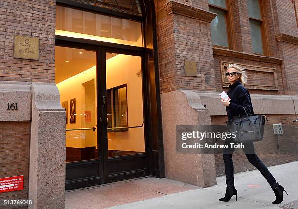 Corinna zu Sayn-Wittgenstein is seen during the Vienna Philharmonic Orchestra Performance at Carnegie Hall on February 28, 2016 in New York City.