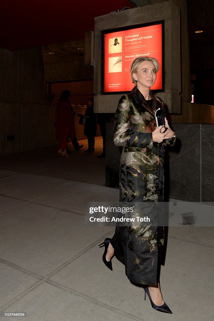 Corinna zu Sayn-Wittgenstein Attends Opening Of The Met Breuer In New York City
