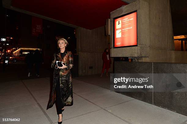 Corinna zu Sayn-Wittgenstein is seen during the opening of The Met Breuer on March 1, 2016 in New York City.