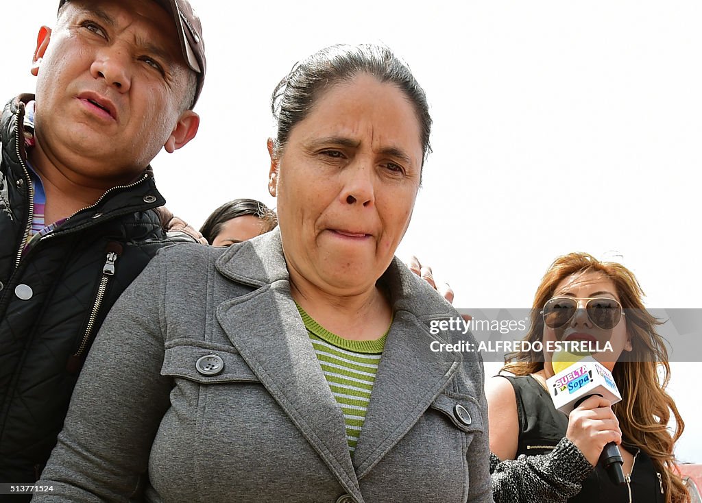 Bernarda Guzman Loera , sister of imprisoned Mexican drug lord...  Nachrichtenfoto - Getty Images