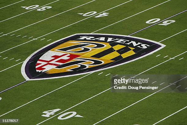 General view of the field before the game between the Baltimore Ravens and the Pittsburgh Steelers at M&T Bank Stadium on September 19, 2004 in...