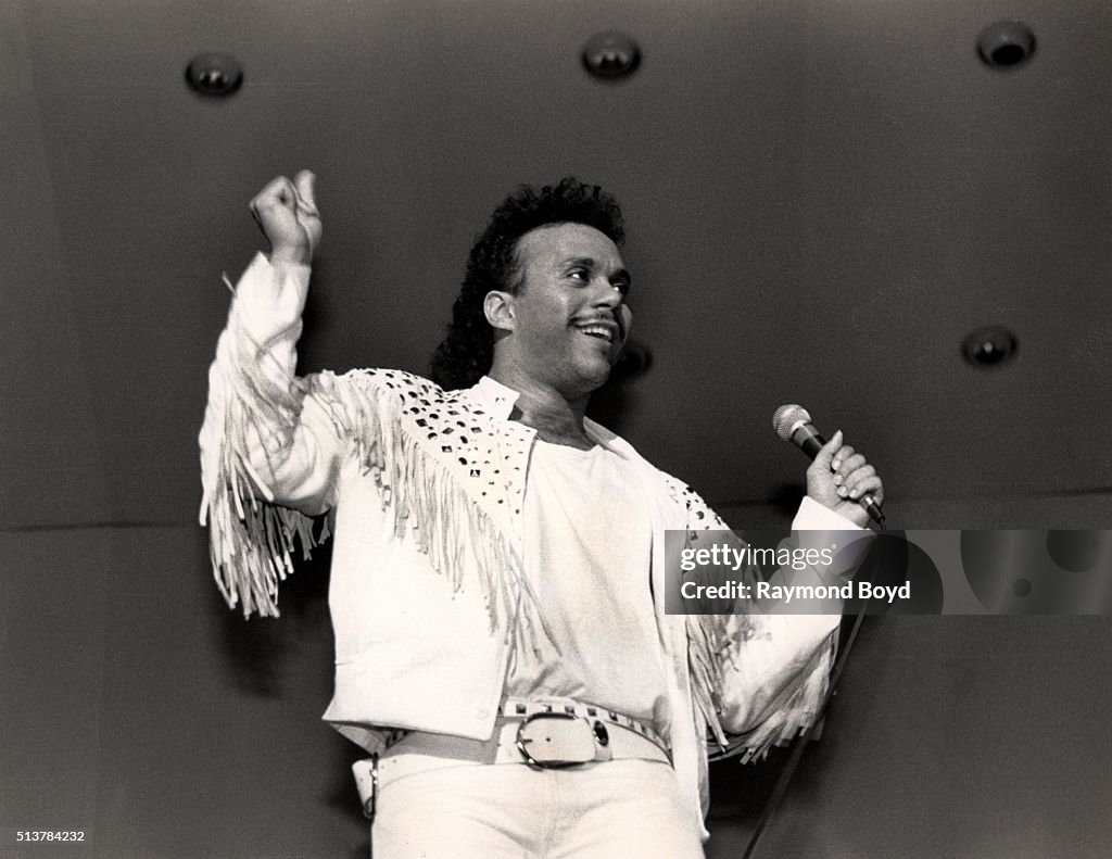 Singer Howard Hewett, formerly of Shalamar performs at Navy Pier in
