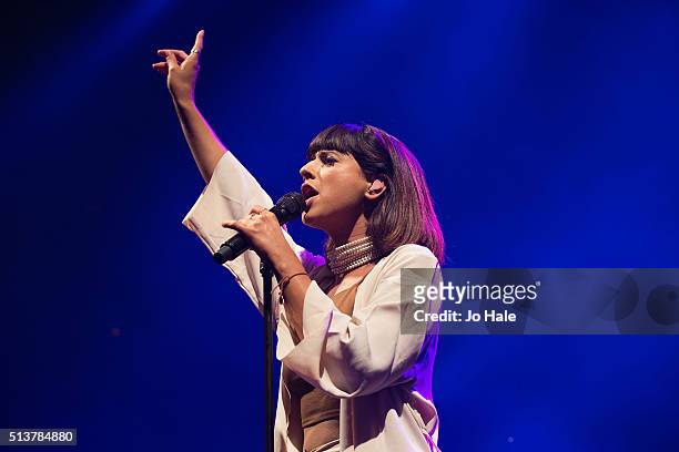 Louisa Rose Allen of Foxes performs at The Roundhouse on March 4, 2016 in London, England.