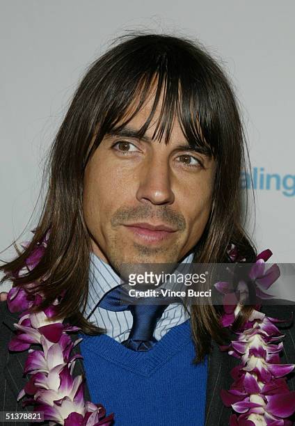 Singer Anthony Kiedis attends the Esquire House Los Angeles' Endless Summer Party benefitting the Autism Coalition and Surfers Healing on September...