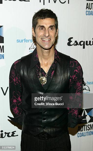 Musician Perry Farrell attends the Esquire House Los Angeles' Endless Summer Party benefitting the Autism Coalition and Surfers Healing on September...