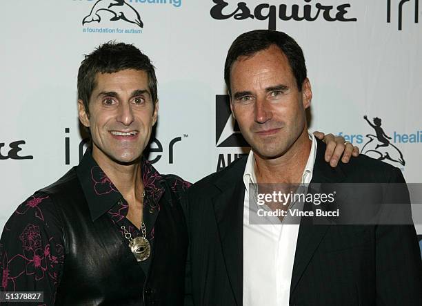 Musician Perry Farrell and Esquire Magazine publisher Kevin O'Malley attend the Esquire House Los Angeles' Endless Summer Party benefitting the...