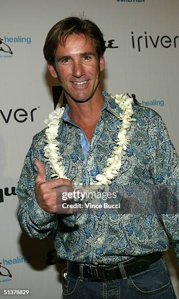 Professional surfer Robert "Wingnut" Weaver attends the Esquire House Los Angeles' Endless Summer Party benefitting the Autism Coalition and Surfers...