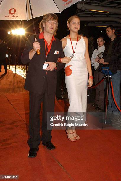 July 2003 - BRODIE YOUNG arrives on the red carpet of the opening night of the 52nd Melbourne International Film Festival. At the Concert Hall in...