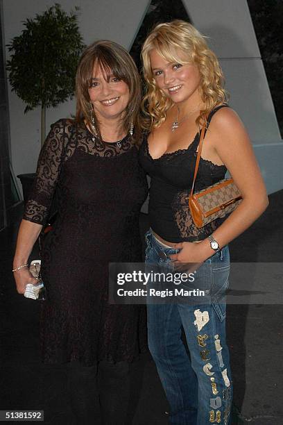 March 2004 - X102 - SUE and STEPHANIE MCINTOSH at the Fashion Rocks event at the restaurant The Forum at Flemington Racecourse . An event in the...