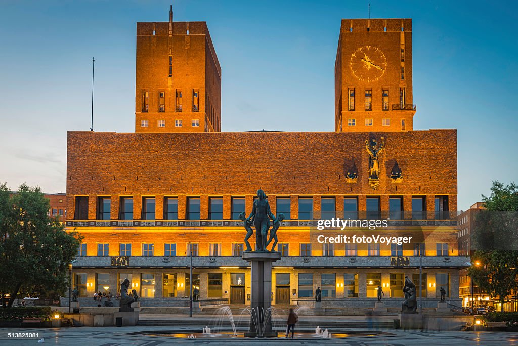 Oslo Radhus City Hall location of Nobel Peace Prize Norway
