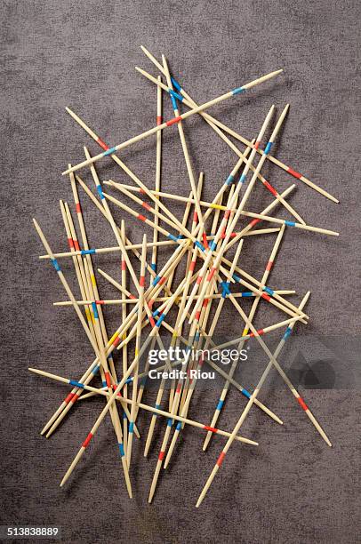 pick-up-sticks, mikado - mikado stock pictures, royalty-free photos & images