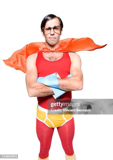 man deguised in a super hero - superhero man stock pictures, royalty-free photos & images