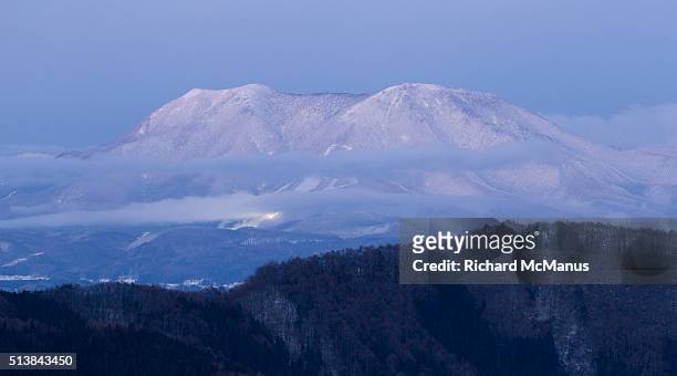 japanese alps before dawn - 木曽山脈 ストックフォトと画像