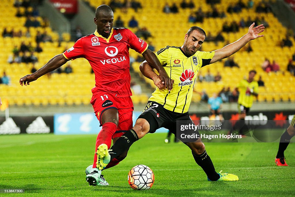 A-League Rd 22 - Wellington v Adelaide