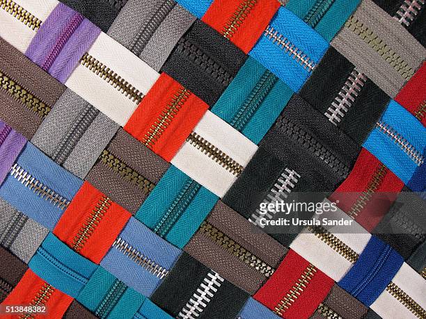 Woven pattern with zippers
