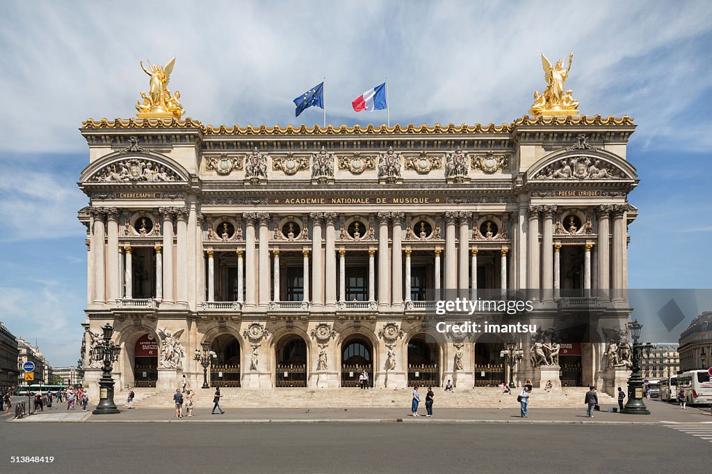 ガルニエ宮(オペラ座)、パリで