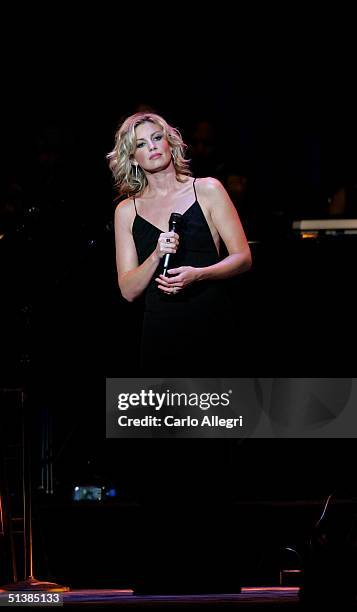 Singer Faith Hill performs on stage during the Andre Agassi Charitable Foundations 9th Annual "Grand Slam for Children" concert benefit at the MGM...