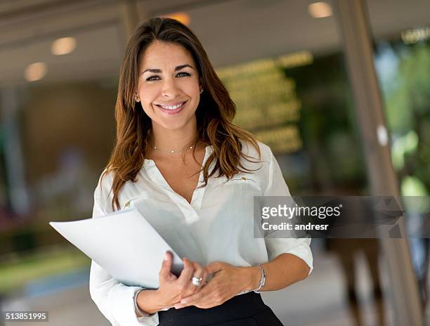 successful business woman - real estate agent stock pictures, royalty-free photos & images
