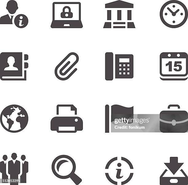 business & office icons - loading zone stock illustrations