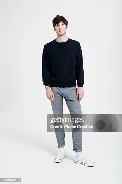 portrait of man - grey trousers stock pictures, royalty-free photos & images