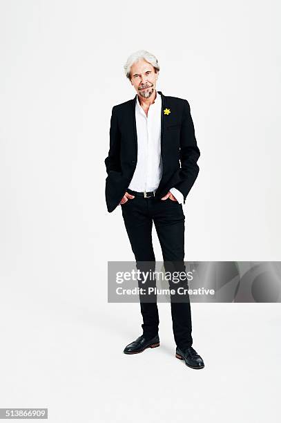 portrait of man - black jacket stock pictures, royalty-free photos & images