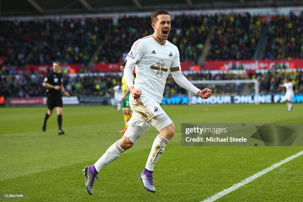 Swansea City v Norwich City - Premier League