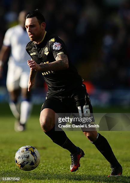 Mark Davies of Bolton Wanderers FC during the Sky Bet Championship League match between Leeds United and Bolton Wanderers, at Elland Road Stadium on...