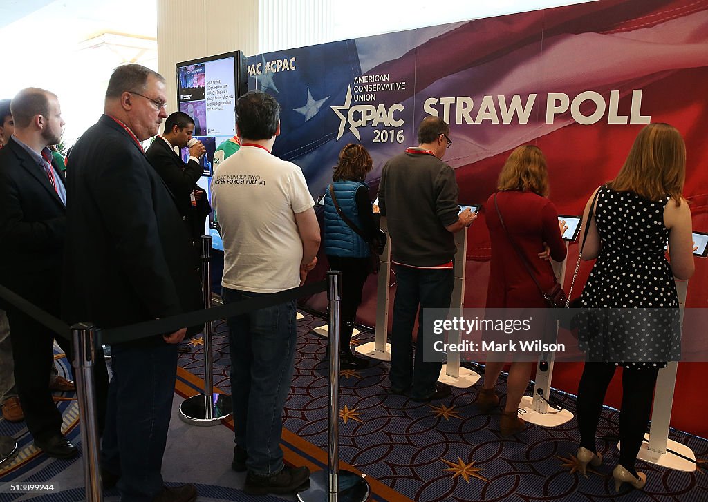 GOP Presidential Candidates Attend CPAC Conference In Washington DC