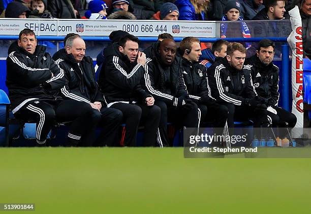 Nottingham Forest Manager Dougie Freedman during the Sky Bet Championship match between Ipswich Town and Nottingham Forest at Portman Road on March...